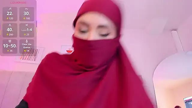 StripChat fatiima_ is Freechat fatiima_ — Top off + slap tits x3